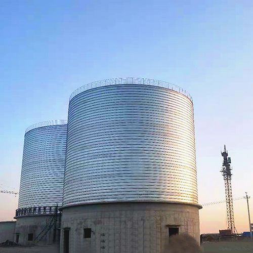 Silos de fundo plano